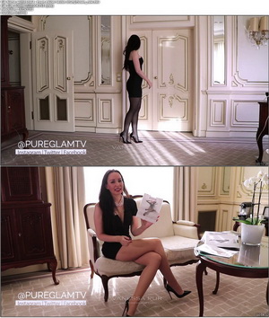 �¹���Vanessa Pur����չʾ���ߵ�˿���������ϸ�߸�ƤЬ